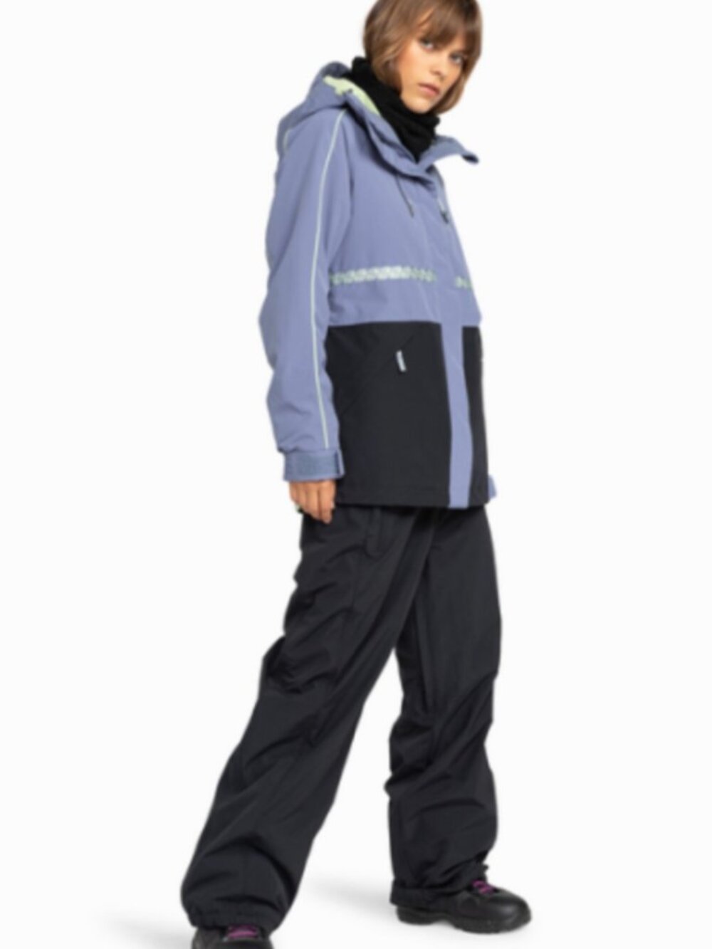 COMBO: Roxy Highridge Hoodie Jacket and Roxy Women's Steeply Snow Pants